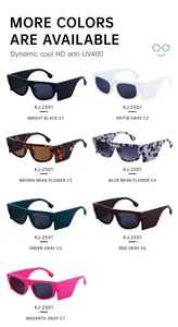 Cat-Eye-Sonnenbrille Detail mit sieben Farboptionen und HD UV400-Schutz