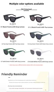 Aperçu détaillé des six options de couleur pour lunettes de soleil œil-de-chat polarisées