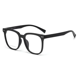 Montatura per occhiali da vista neri quadrati 2025 per uomo con design vintage classico