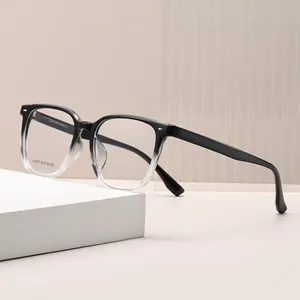 Trendy Square TR90 Optical Glasses Frame For Women Fashion Versatile Full Frame Eyeglasses J10027 Daily Wear Eyewear