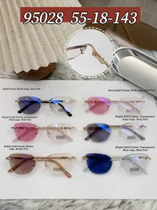 Detail view of photochromic blue light glasses collection with premium metal hinges
