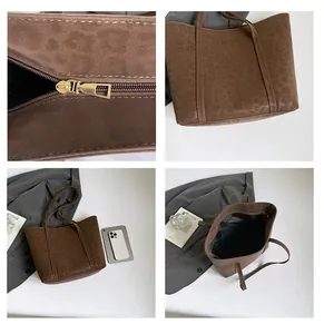 Detail of vintage leopard print tote bag showing gold zipper and large interior capacity