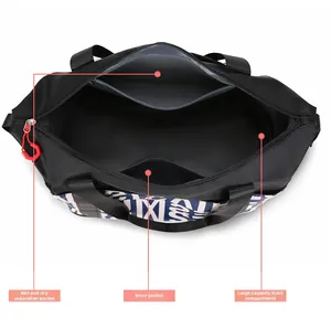 Interior layout showing wet-dry separation pocket and large capacity storage compartments