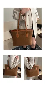 Dettaglio borsa tote leopardata con manici in pelle sottile e scritta Fashion