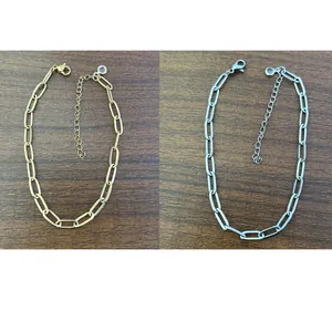 Bracciale a doppio strato in acciaio inossidabile placcato oro 18K con perle e catena