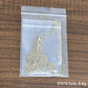 18K gold plated stainless steel layered body chain necklace in compact 9x6cm packaging