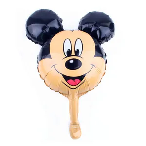 Classic Mickey Mouse head shaped aluminum foil balloon for birthday party decorations