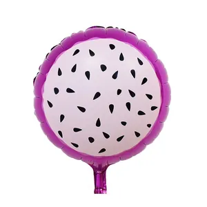 Ballon en aluminium pitaya de style montgolfière pour décoration de fête d'anniversaire