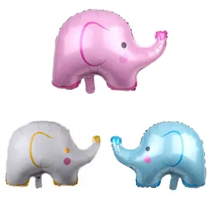 Cartoon Elefant Aluminiumfolie Ballon Für Baby Geburtstag Party Dekoration Niedliche Tier Ballon Baby Dusche Zubehör