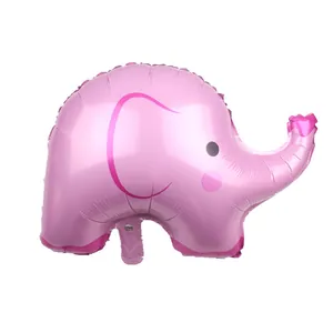 Rosa Cartoon Elefant Folienballon für Kindergeburtstagsfeiern und Eventdekorationen