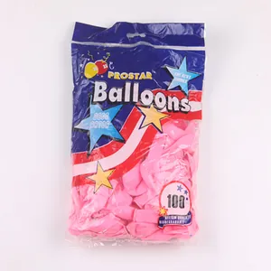 Bulk pack of 100 pink 5-inch latex balloons for birthday and party decorations
