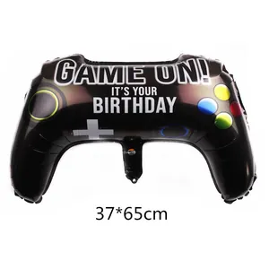 Video game controller foil balloon 37x65cm for birthday party decorations
