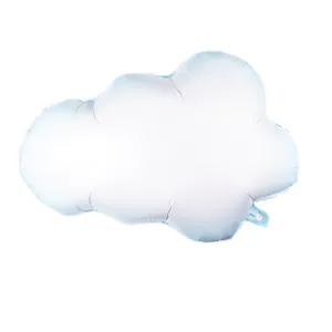 Cartoon Wolk Aluminiumfolie Ballon Voor Kinderen Verjaardag Bruiloft Decoratie Schattige Lichtblauw Witte Wolk Vormige Ballon