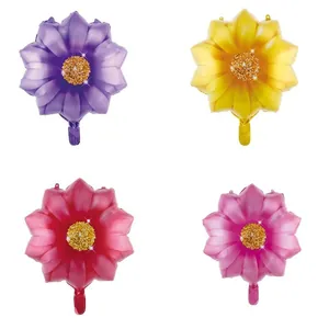 Sunflower Shape Aluminum Foil Balloon Cartoon Daisy Flower Mylar Balloon For Birthday Wedding Party Decoration Flower Balloon