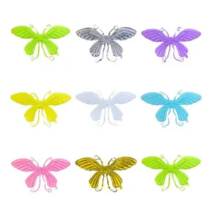 Butterfly Wing Aluminum Film Balloon Inflatable Wearable Strapped Wings For Kids Birthday Party Decoration Costume Props