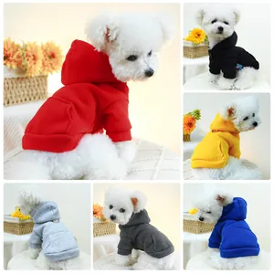 Close-up of soft fleece pet hoodie with drawstring hood and functional back pocket detail