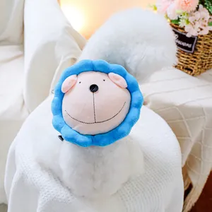Mochila de Peluche para Mascotas con Forma de León de Dibujos Animados para Perros Pequeños Y Gatos Bolsa de Arnés Ajustable para Viajes
