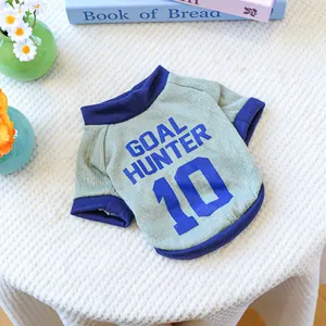 Green Goal Hunter 10 pet dog t-shirt vest for small dogs and cats in sports style