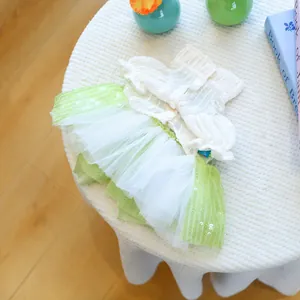 Süsses Haustier Hund Tüllkleid mehrschichtiges Mesh Rock kleiner Welpe Prinzessin Outfit