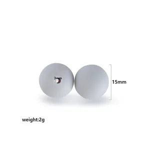 15mm silicone beads for DIY teething jewelry with 3mm hole and 2g weight details