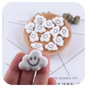 Cuentas de Dentición de Silicona de Nube y Erizo DIY para Cadena de Chupete Accesorios de Silicona Suave Libre de BPA