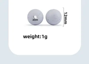 Detailweergave van 12mm grijze marmeren siliconen kralen met 2mm rijggat