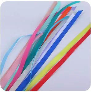 Rubans de satin colorés assortis pour chaînes de tétines DIY et bricolage