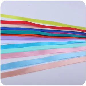 Lot de rubans de satin colorés pour chaînes de tétines et loisirs créatifs variés