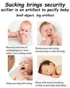 Beneficios del set de chupetes para bebés para calmar y hábitos respiratorios sanos
