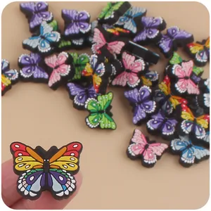 Attaches-tétines papillon en silicone coloré et accessoires de dentition pour bébés