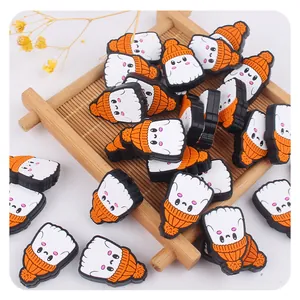 Lindas cuentas de silicona de fantasma para cadenas de chupetes y accesorios DIY