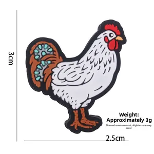 Perle de coq en silicone pour bricolage attache-tétine bébé et anneau de dentition