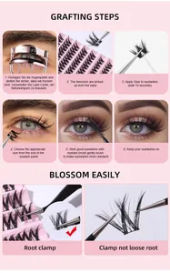 Guide étape par étape pour appliquer des faux cils individuels avec outils de pose