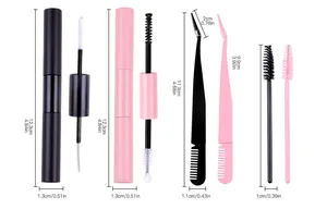 Spécifications de taille détaillées pour kit d'extension de cils avec pince et brosse à cils