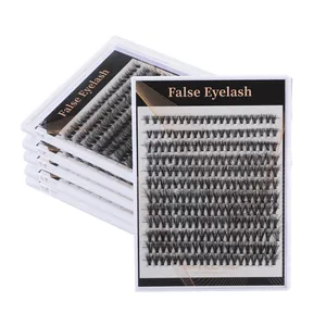 240 clusters of dense and natural false eyelashes in professional bulk packaging