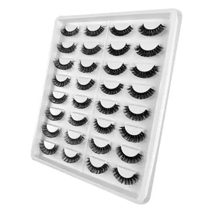 Set di 20 paia di ciglia finte russe DD curl per un volume denso e uno sguardo intenso