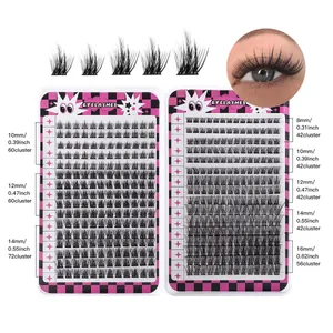 Kit extension ciglia fai-da-te con ciglia singole 8-16mm per un volume naturale