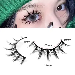 Falsche Wimpern im Barbie-Manga-Stil, 8-14mm Länge für einen natürlichen Augen-Look