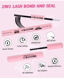 Detail of 2-in-1 lash bond and seal with remover featuring biotin and vitamin E