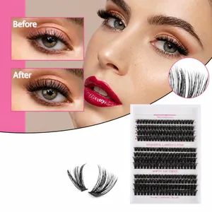 Detailvergleich vor und nach der Wimpernverlängerung mit natürlichen Ergebnissen