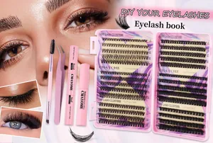 DIY wimperverlengingsset met pincet, lijm, sealer en remover vloeistof