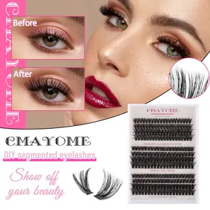 DIY Wimpernverlängerung Set mit Kleber für natürliches Volumen und Profi-Look