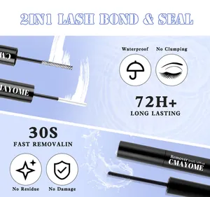 Waterbestendige 2-in-1 wimperlijm en sealer met removerset voor DIY wimperextensions
