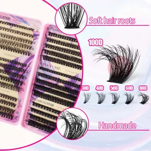 DIY Wimperclusters Kit met 30D tot 100D volume in 10-18mm lengtes voor extensions