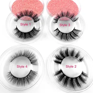 3D multi-layered thick and long false eyelashes set with four distinct styles