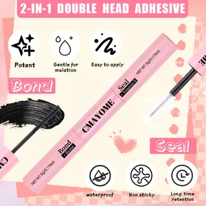 2-in-1 waterproof lash bond and seal with biotin and vitamin E for eyelash extensions