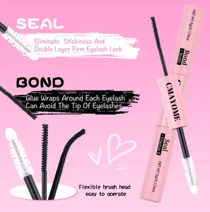 Detailed view of dual-ended lash bond and seal glue for professional eyelash grafting