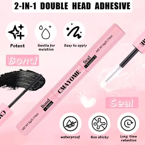 Detail of 2-in-1 lash bond and seal with biotin and vitamin E for lash extensions