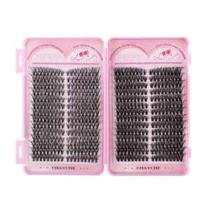 CMAYOME DIY Segmentierte falsche Wimpern Set mit natürlichem D-Curl und 8-16mm Länge
