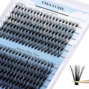 Set de faux cils individuels en bouquets de 8 à 16 mm avec 30 fibres par grappe